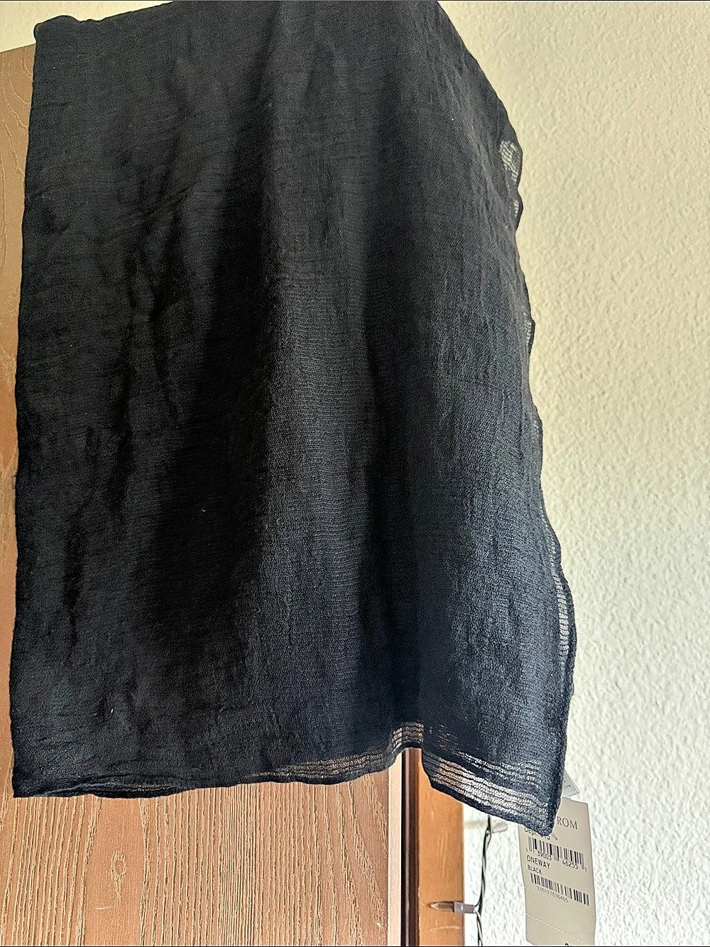 Nordstrom Transitional Knit Travel Wrap in Black